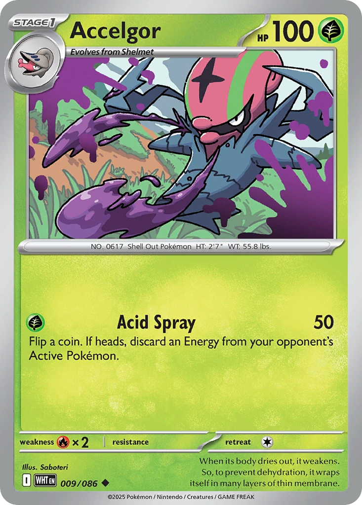 Accelgor — White Flare